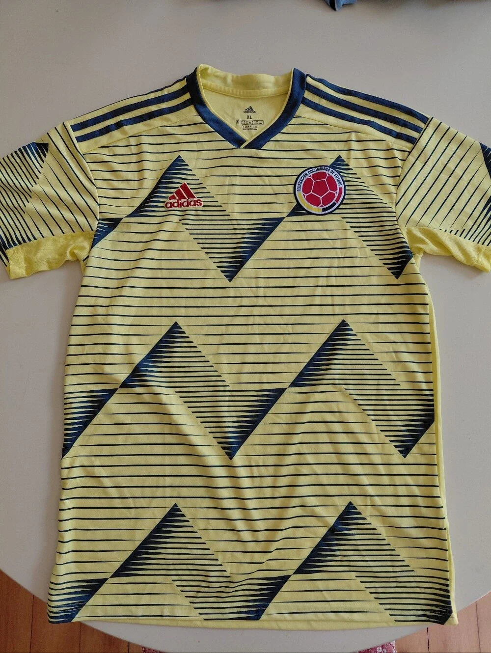 Adidas Columbia Soccer Jersey 2019 2020 Home Futbol Shirt XL